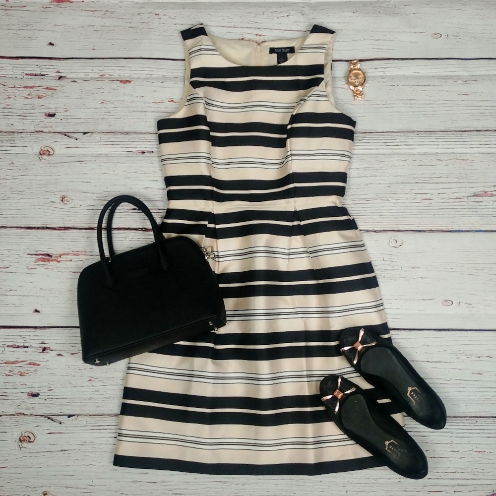 White House Black Market Striped Dress
